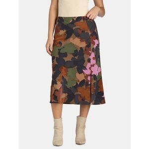 NWT Time and Tru Women's Midi Skirt - Multicolor Floral